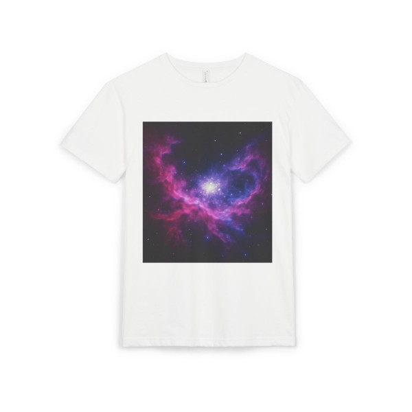 Ethereal Cosmic Voyage - Unisex Sueded T-Shirt