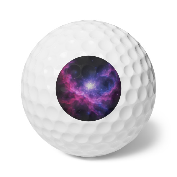 Ethereal Cosmic Voyage - Golf Balls, 6pcs