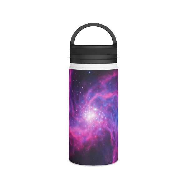 Ethereal Cosmic Voyage - Stainless Steel Water Bottle, Handle Lid