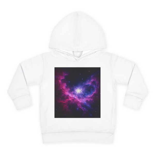 Ethereal Cosmic Voyage - Toddler Pullover Fleece Hoodie