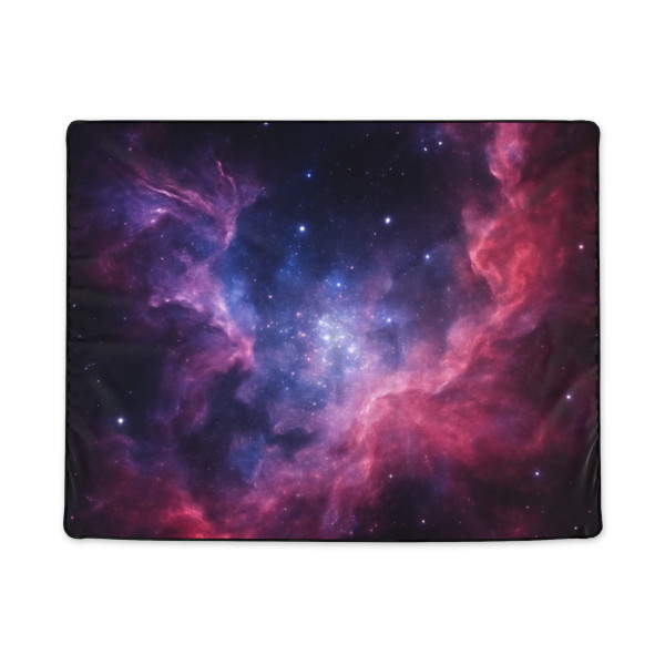 Ethereal Cosmic Voyage - Polyester Blanket