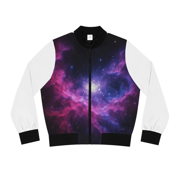 Ethereal Cosmic Voyage - Women's Bomber Jacket (AOP)