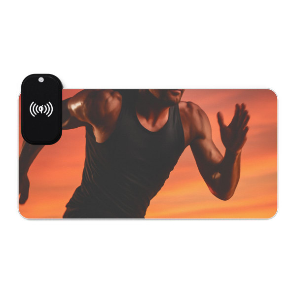 Endurance Spirit Unleashed - LED Gaming Mouse Pad, Wireless Charging