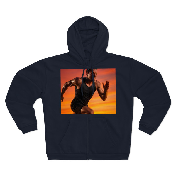 Endurance Spirit Unleashed - Unisex Hooded Zip Sweatshirt