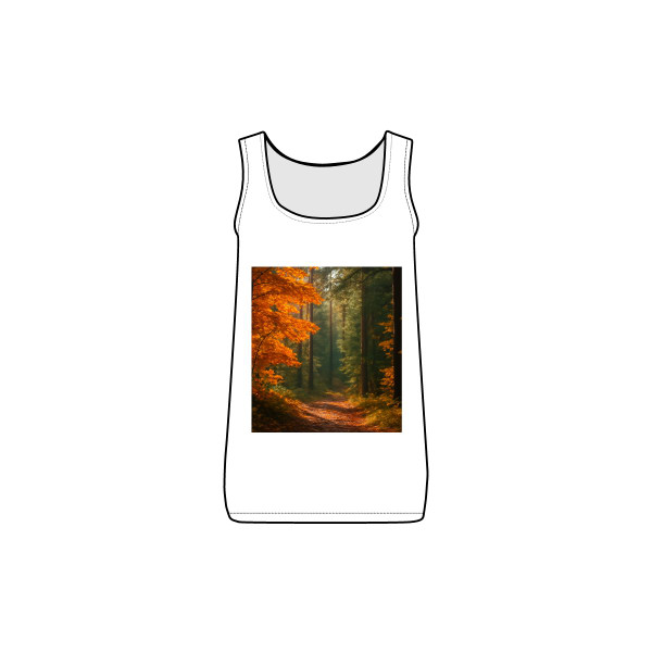 Golden Autumn Retreat - Women's Baby Rib Tank