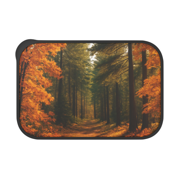 Golden Autumn Retreat - PLA Bento Box with Band and Utensils