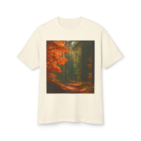 Golden Autumn Retreat - Unisex Garment-Dyed Heavyweight Cotton Tee
