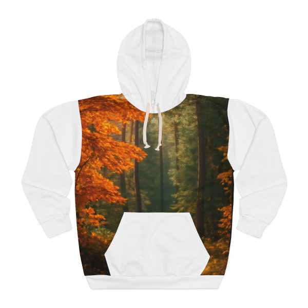 Golden Autumn Retreat - Unisex Pullover Hoodie (AOP)
