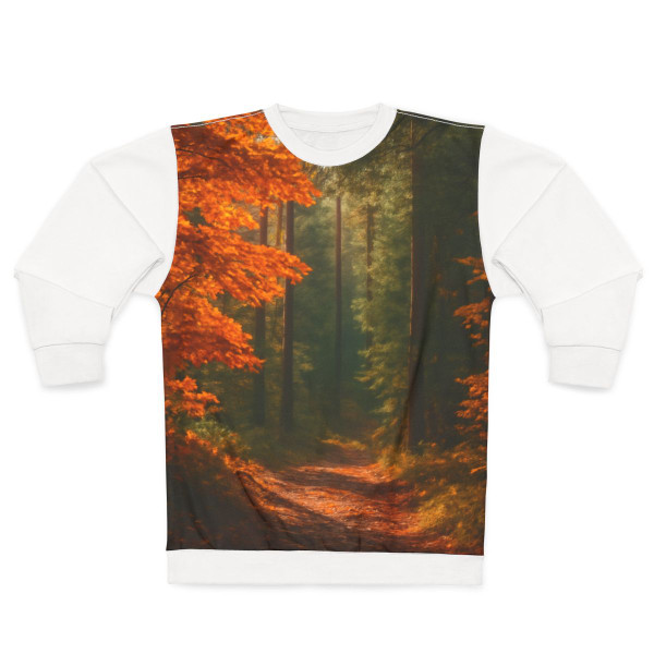 Golden Autumn Retreat - Unisex Sweatshirt (AOP)