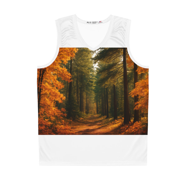 Golden Autumn Retreat - Basketball Jersey (AOP)
