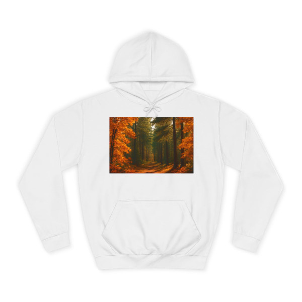 Golden Autumn Retreat - Unisex College Hoodie