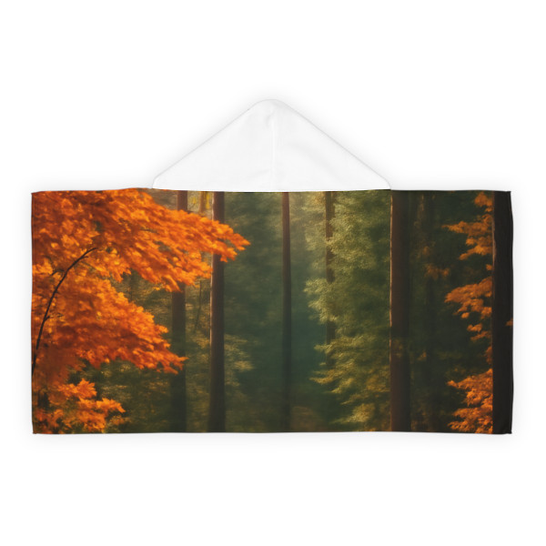 Golden Autumn Retreat - Youth Hooded Towel