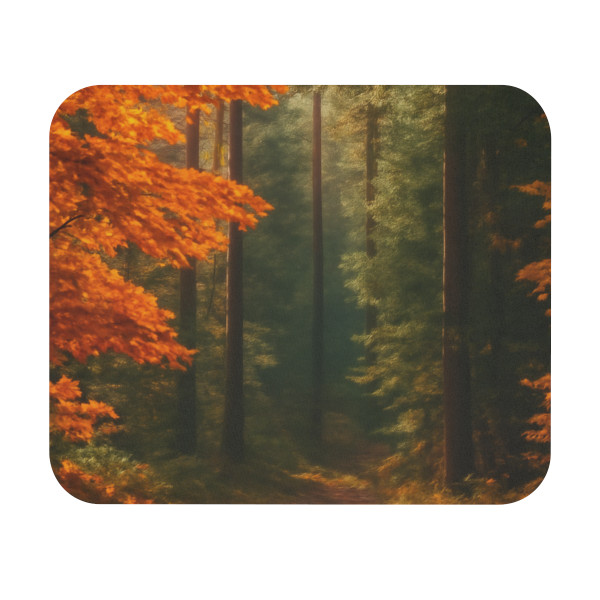 Golden Autumn Retreat - Mouse Pad (Rectangle)