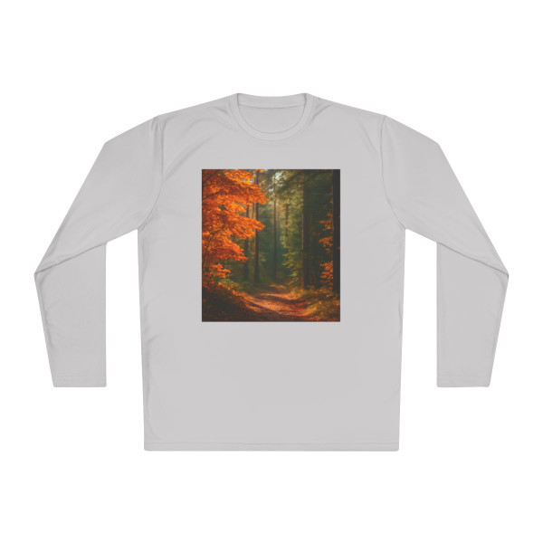 Golden Autumn Retreat - Unisex Lightweight Long Sleeve Tee