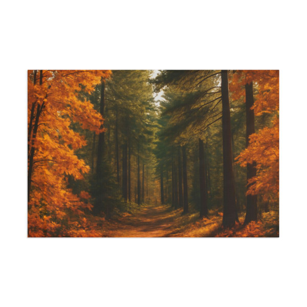 Golden Autumn Retreat - Flag