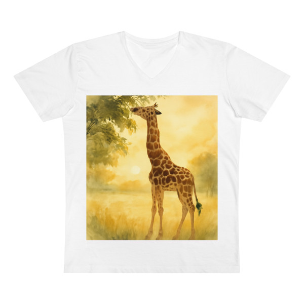 Gentle Giraffe Glow - Men’s Presenter V-neck