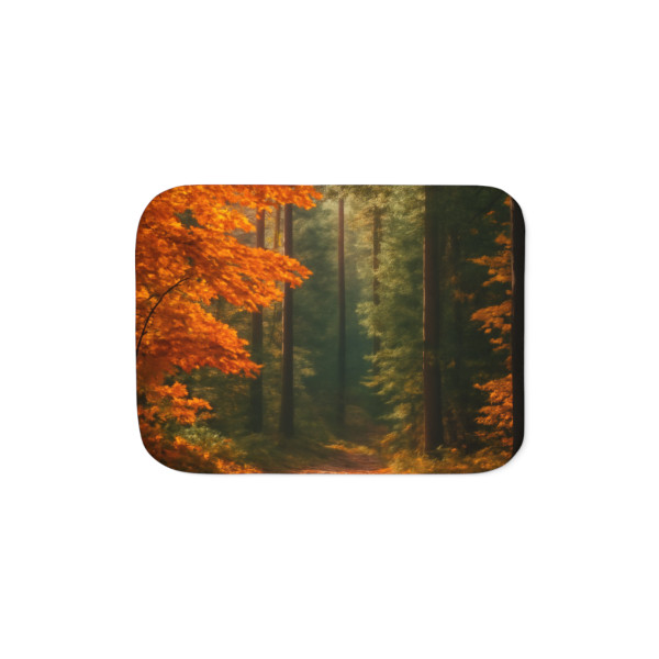 Golden Autumn Retreat - Sherpa Blanket, Two Colors