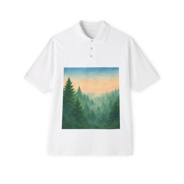 Whispering Pines - Men's Piqué Polo