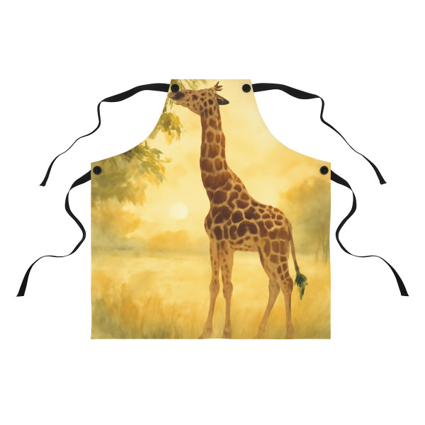 Gentle Giraffe Glow - Apron (AOP)
