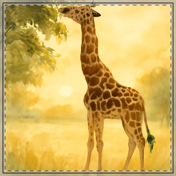 Gentle Giraffe Glow - Tablecloths