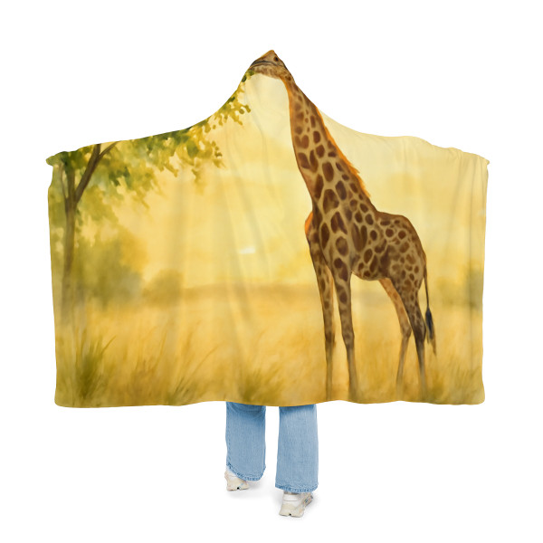 Gentle Giraffe Glow - Snuggle Blanket