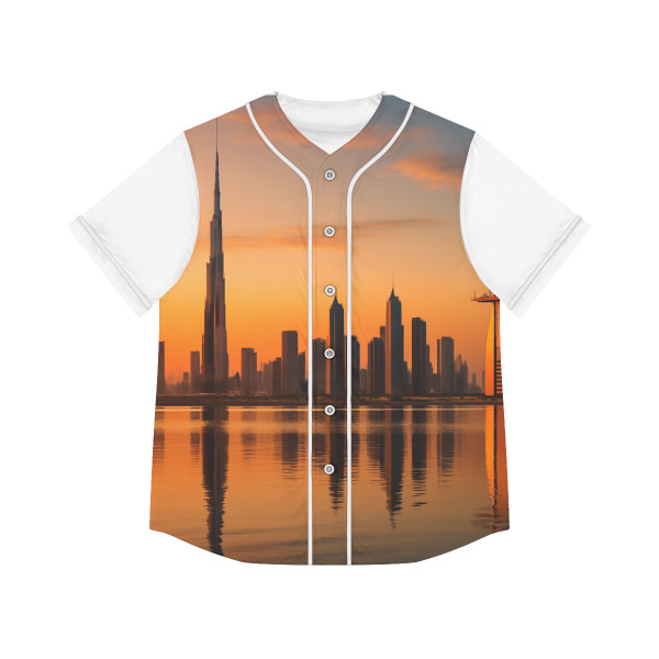 Dubai Desert Mirage - Women's Baseball Jersey (AOP)