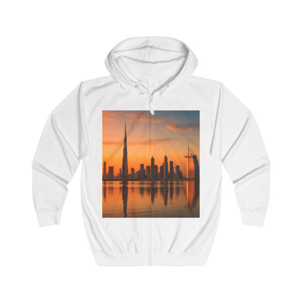 Dubai Desert Mirage - Unisex Full Zip Hoodie