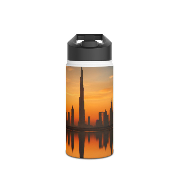 Dubai Desert Mirage - Stainless Steel Water Bottle, Standard Lid