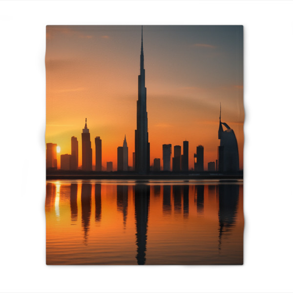 Dubai Desert Mirage - Throw Blanket