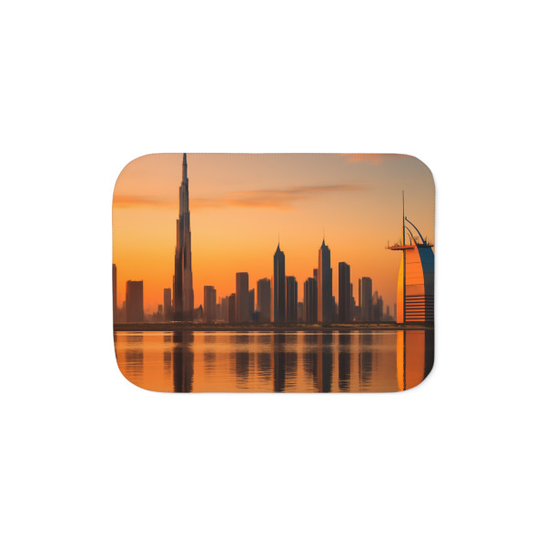 Dubai Desert Mirage - Sherpa Blanket, Two Colors