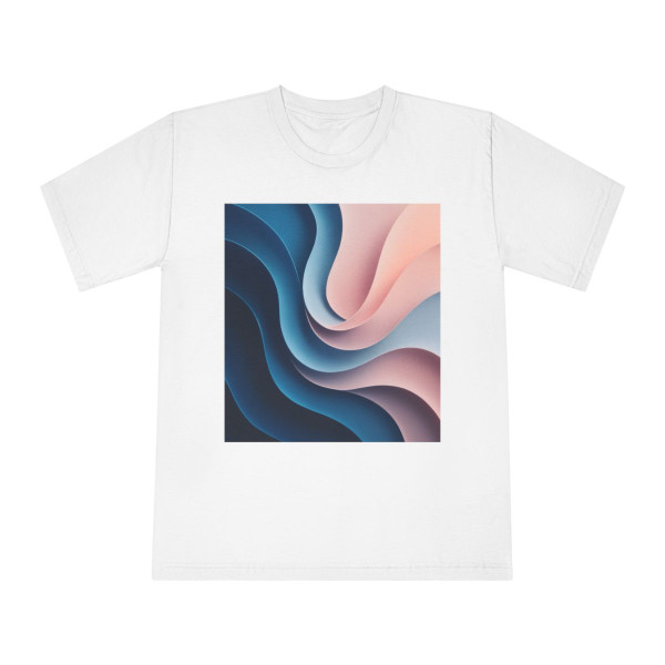 Fluid Harmony Waves - Unisex Classic Crewneck T-Shirt