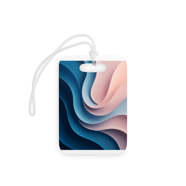 Fluid Harmony Waves - Luggage Tags