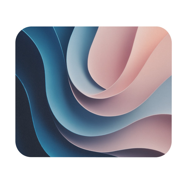 Fluid Harmony Waves - Mouse Pad (Rectangle)