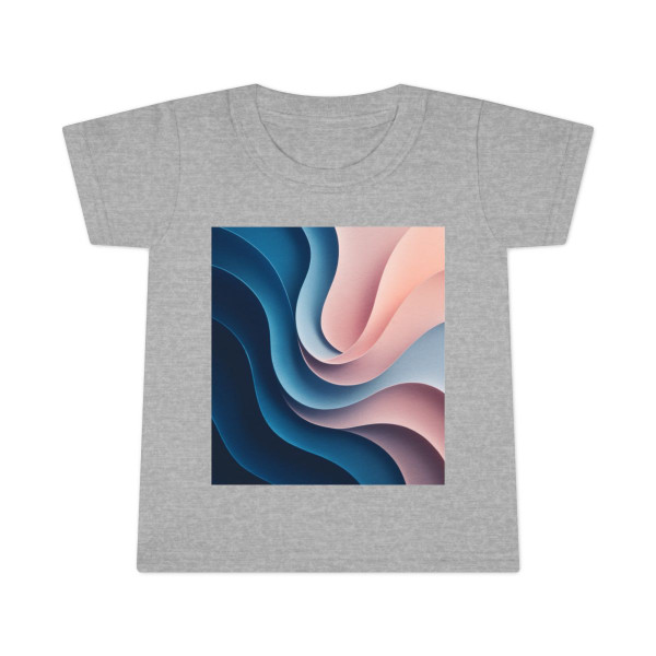 Fluid Harmony Waves - Toddler T-shirt