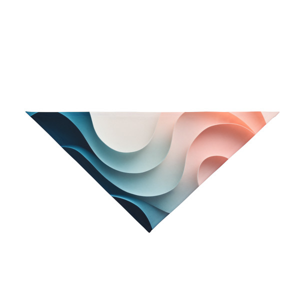Fluid Harmony Waves - Pet Bandana
