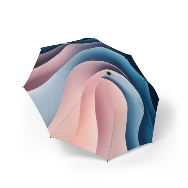 Fluid Harmony Waves - Semi-Automatic Foldable Umbrella