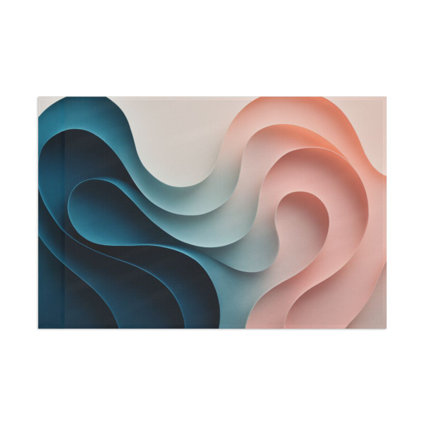 Fluid Harmony Waves - Flag