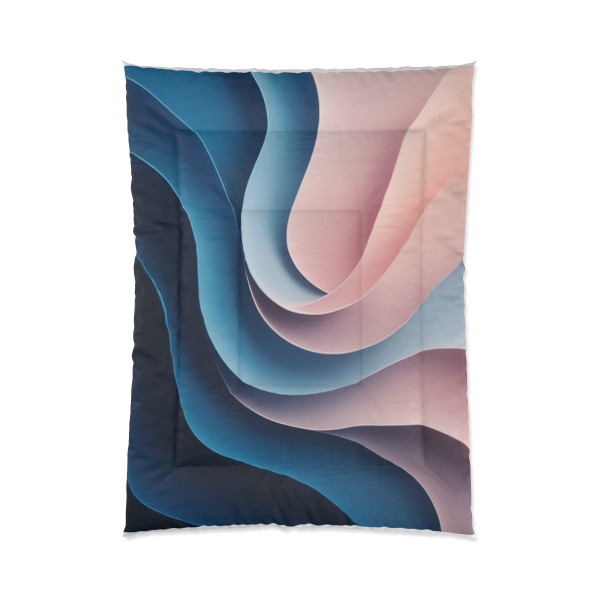 Fluid Harmony Waves - Comforter