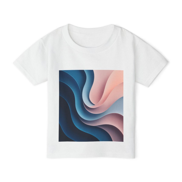 Fluid Harmony Waves - Heavy Cotton™ Toddler T-shirt