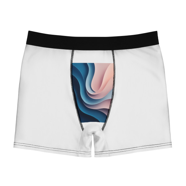 Fluid Harmony Waves - Men's Boxer Briefs (AOP)