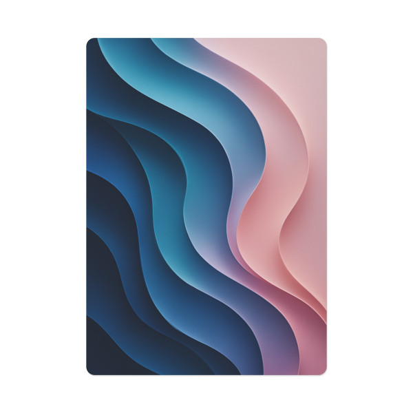 Fluid Harmony Waves - Poker Cards