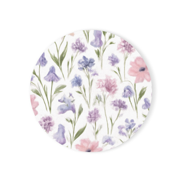 Charming Meadow Bliss - Cork Back Coaster