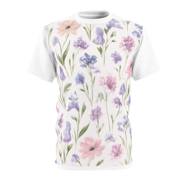 Charming Meadow Bliss - Unisex Cut & Sew Tee (AOP)