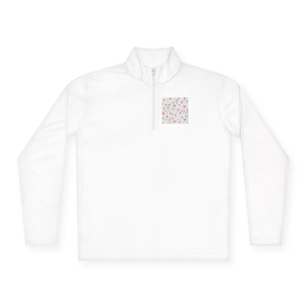Charming Meadow Bliss - Unisex Quarter-Zip Pullover