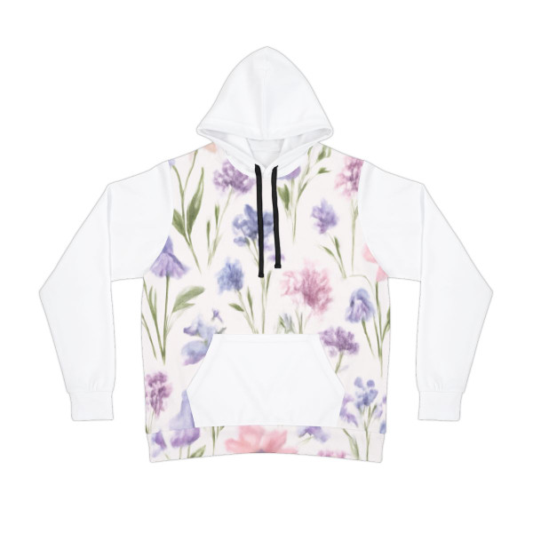 Charming Meadow Bliss - Athletic Hoodie (AOP)