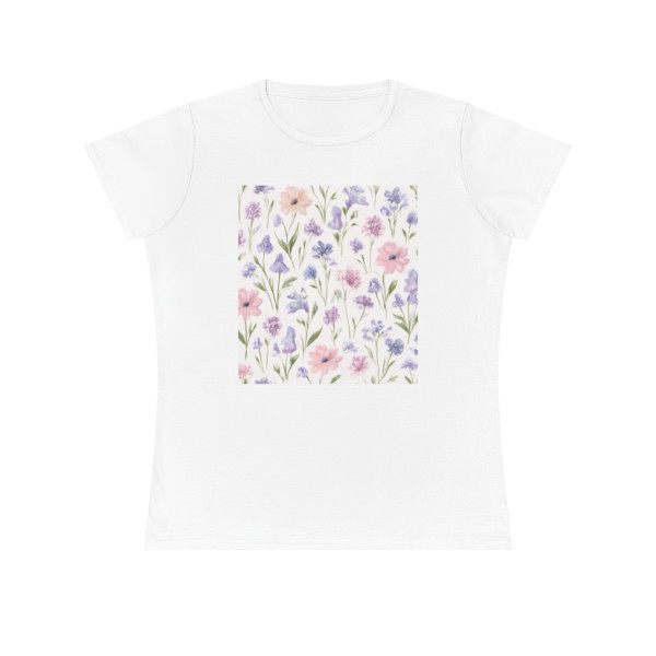Charming Meadow Bliss - Ladies' Cotton T-Shirt