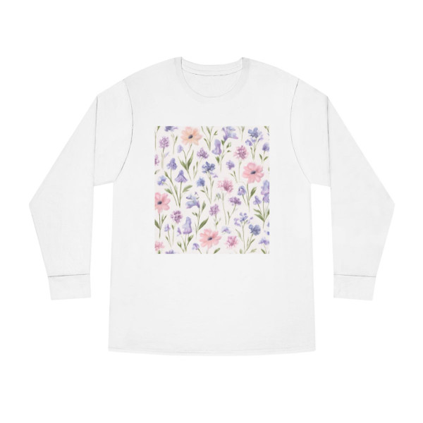 Charming Meadow Bliss - Long Sleeve Crewneck Tee