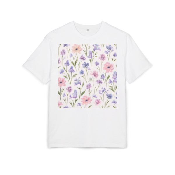 Charming Meadow Bliss - Unisex Heavy Oversize Tee