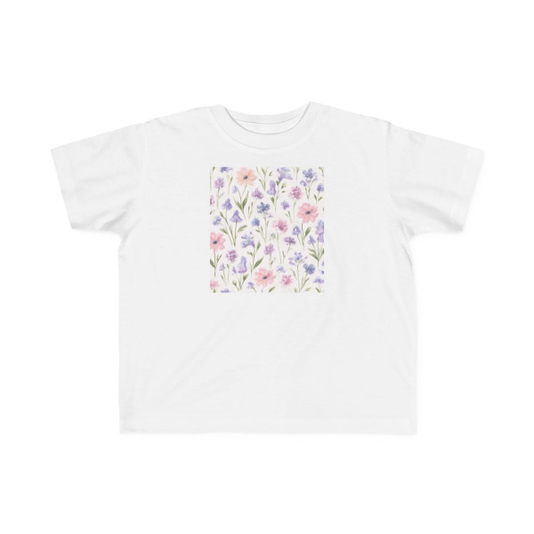 Charming Meadow Bliss - Toddler's Fine Jersey Tee