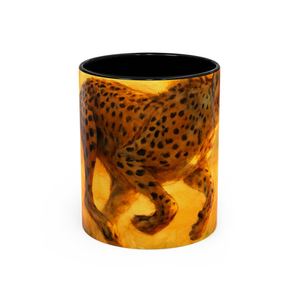 Hunting Grace of the Cheetah - Accent Coffee Mug (11, 15oz)